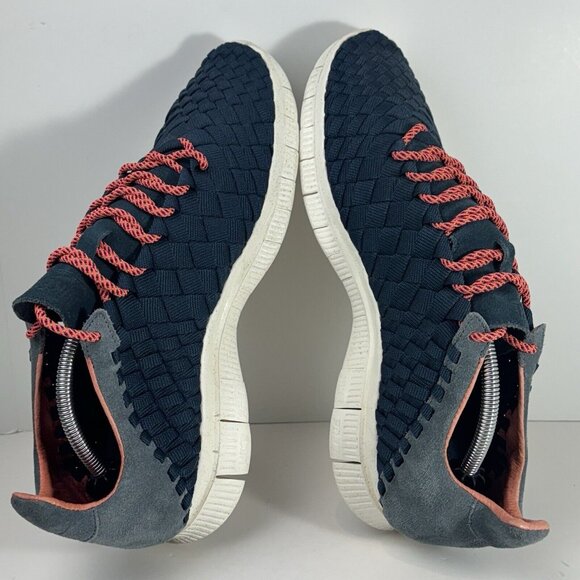 Nike Free Inneva Woven Mens Size 11.5 Blue Athletic Sneakers 579916-444 - Picture 6 of 8